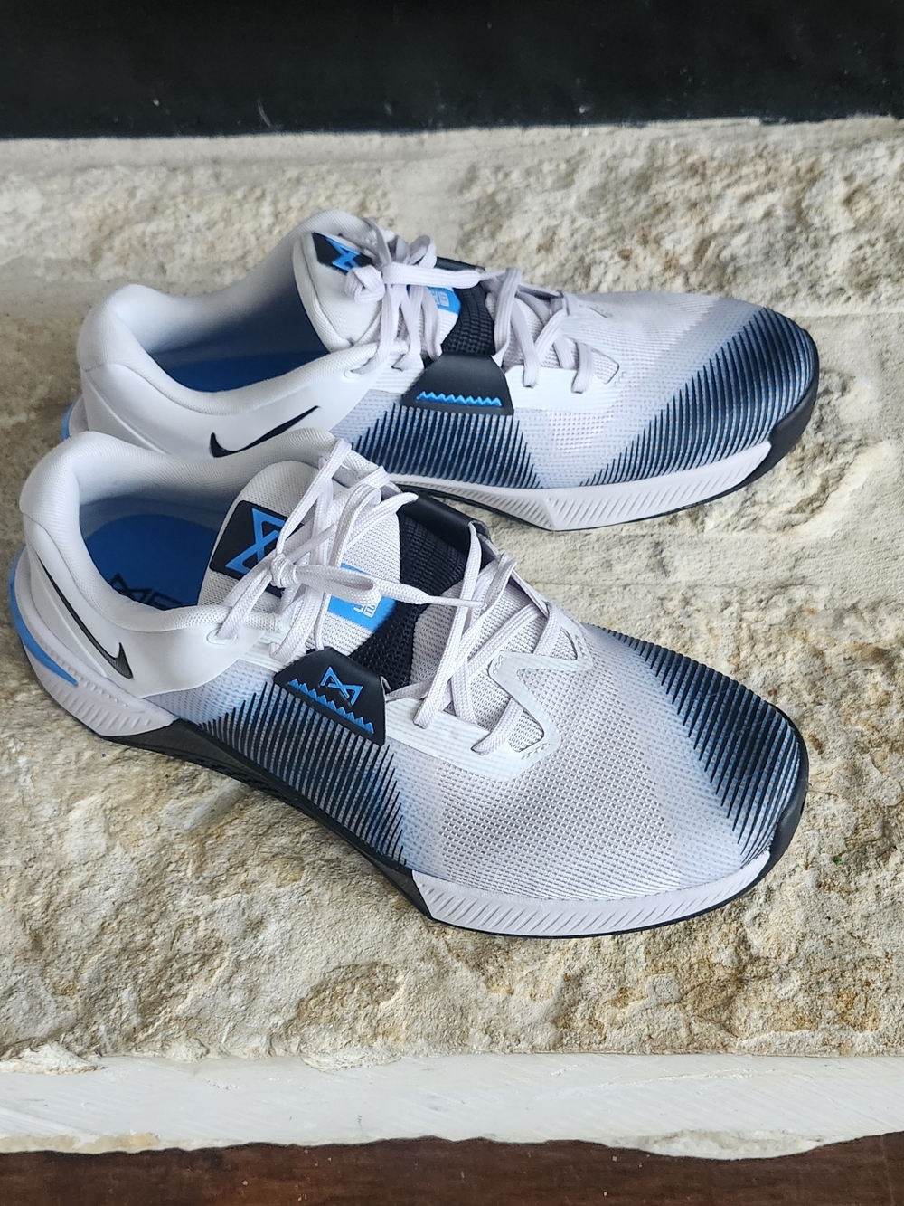 Nike Metcon 10 AMP Sz11 Men’s Gray & Blue Gradient Training/Workout Sneakers